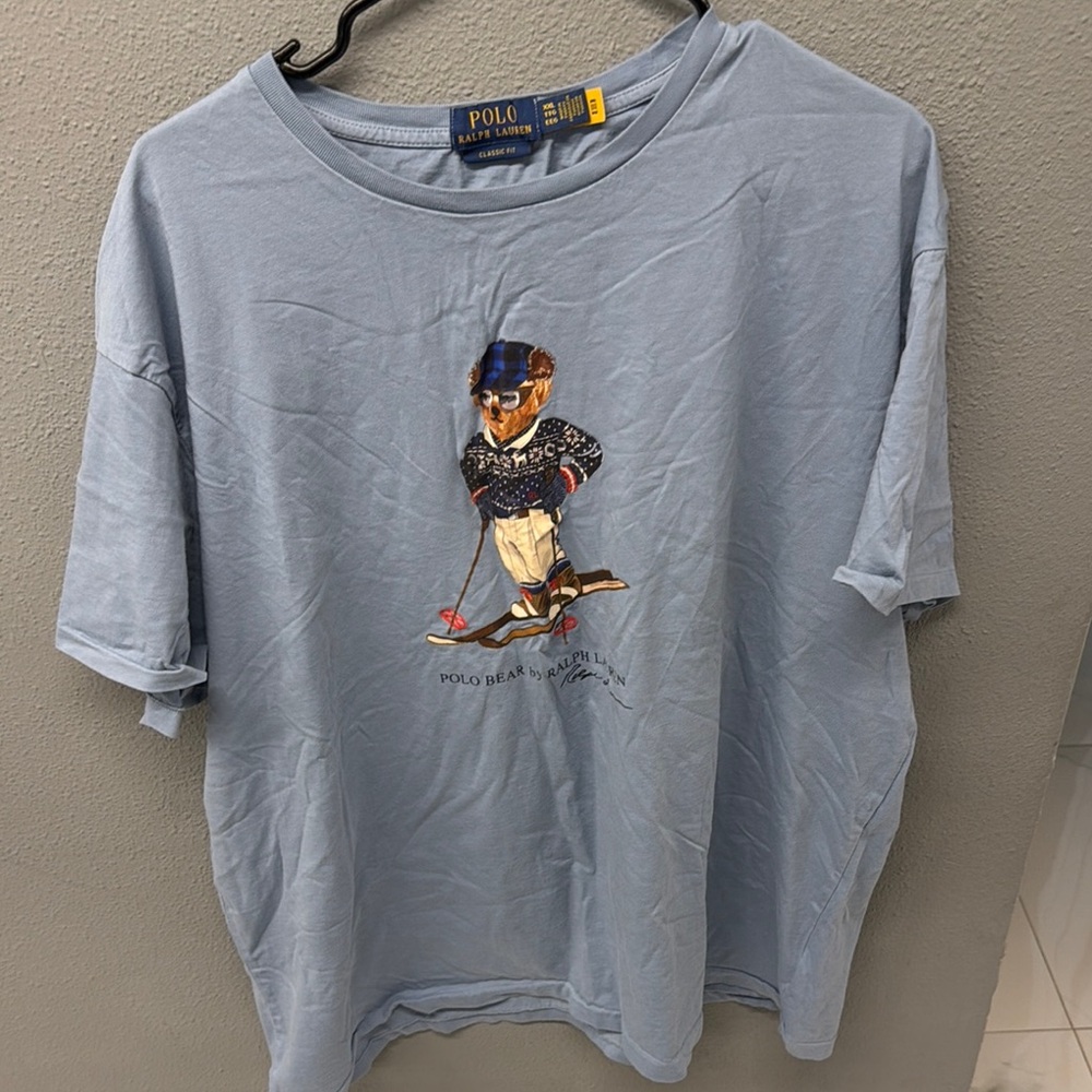 Polo by Ralph Lauren Blue Graphic T-Shirt for Men